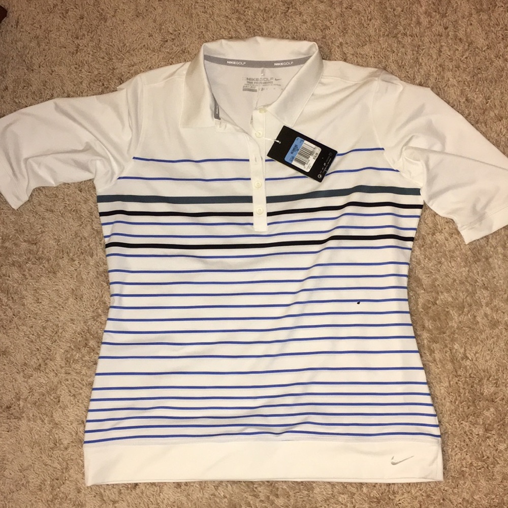Nike new with tag women’s Dri fit golf shirt
